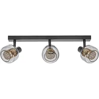Osram DECOR Spot Firefly wandlamp, 3x2,8 W, E14, 750 lm, 2700 K, warm wit, dimbaar, IP20, metaal/glas, zwart, inclusief LED en vervangbaar