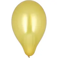 Papstar luchtballonnen ´Metallic´, omvang: 800 mm, goud