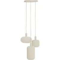Light & Living 3L vide hanglamp Tufia linnen crème