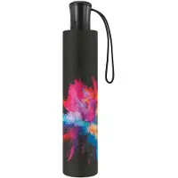 Happy Rain Mini AC Automatic Paraplu Windproof Kleurenexplosie