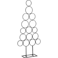 Mica Decorations Kerstbal Standaard Zwart 53 X 15 X 117,5 Cm