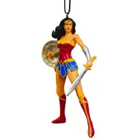 Warner bros Kerst Ornament DC Wonderwoman Rood 6 X 4 X 10 Cm