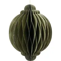 Décoris Papieren ornament | ui-vorming | groen | 40cm