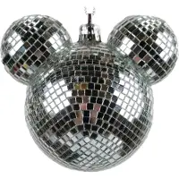 Disney Mickey Mouse oren kerst ornament | (Discobal, Zilver)