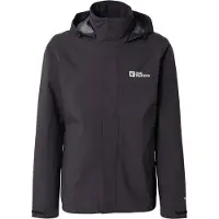 Jack Wolfskin Outdoorjas 'Trailtime 2l' zwart / wit