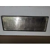 Boltze Schaal - XL - Aluminium - Decoratie - Zilver - 74x25.5x2.4cm - RAW - Sfeervol