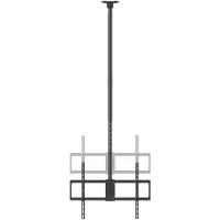 Wolff Mount Universele Verstelbare Plafondbeugel 50–100 inch – Tot 80kg Draagkracht | Zeer Stevig & Universeel | VESA maximaal 800x600 600x400 400x400