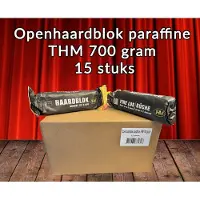 THM Openhaardblokken Paraffine – 15 stuks – 700g per blok – Brandduur 1,5-2 uur