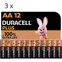 Duracell batterijen AA - alkaline batterijen - 1,5V, LR6 - 36 stuks