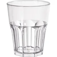 Duni Drinkglas Any Day - chique - onbreekbaar kunststof - 240 ml - vaatwasser bestendig - plastic waterglazen