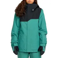 Volcom - Kinder ski jassen - Stone.91 Insulated Jacket Spruce Green voor Unisex - Kindermaat S - Groen