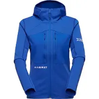 Mammut - Women's Eiger Nordwand Advanced ML Hooded Jacket - Fleecevest L, blauw