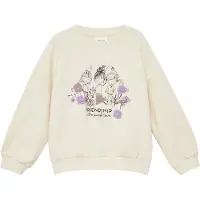 s.Oliver Sweatshirt lichtbeige / mauve / lavendel / zwart