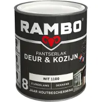Rambo Pantserlak Deur en Kozijn Wit 2.25L