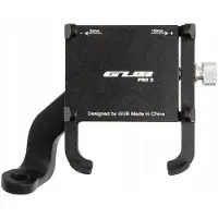 GUB Merkloos Aluminium Telefoonhouder Motor/Fiets - Zwart