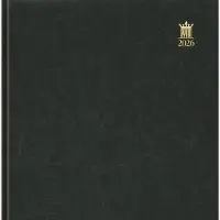 Ryam | Kantooragenda | Carre Wit Mundior | 2026 | Genaaid gebonden | 170 x 170 mm | 12 mnd | 6-Talig | Zwart |