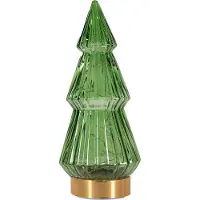Anna's Collection Decoratieboom Timbor Groen Met Verlichting 10 X 10 X 23,5 Cm