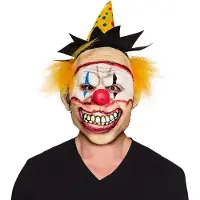 Boland verkleedmasker freaky clown latex one-size