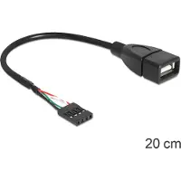 DeLOCK USB 2.0 pinheaderkabel - 4-polig naar USB