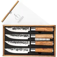 Forged Olive Steakmessen XXL