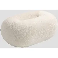 Homla - Pouf - Ecru - 82x52x34 cm