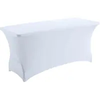 Oviala - Elastische STRETCH hoes in het wit voor 180x75x74cm - STRETCH