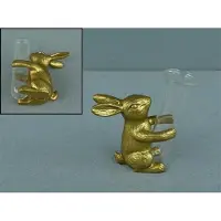 MEA Vaasje Konijn – Goudkleur – 10×4,5×10 cm – Decoratief & Sfeervol