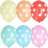 Papstar luchtballonnen 'Dots', kleuren assorti