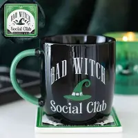Something Different - Bad Witch Social Club Mok/beker en onderzetter set - Multicolours