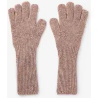 Sissy-Boy Roze Gebreide Handschoenen Met Lurex