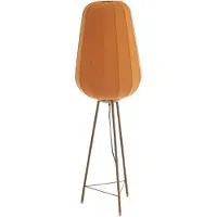 Light & Living Vloerlamp Ø42x133 cm BIBURY hout print donker bruin+terra