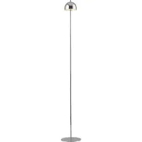Schöner Wohnen LED vloerlamp op accu Bellis chroom, IP54 3.000K Bellis, dimbaar, chroom / zilver, Woon-/ Eetkamer, metaal, Scandinavisch