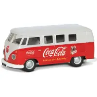 My Village Kerstminiatuur Coca-cola 1960's vw campervan 1:43