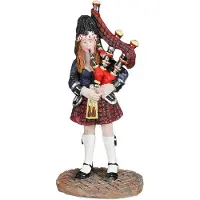Luville Carnaval bagpiper woman l3,5xb2,5xh8 cm