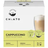 Chiato Koffiecapsules compatibel met NESCAFÉ Dolce Gusto Cappuccino, 8+8 st.