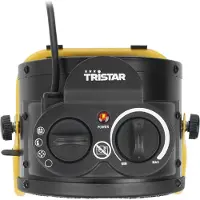Tristar KA-5060, Industriële verwarming met ventilator, 2000 W, Reismodel, 1000 W, Metaal, Zwart, Geel