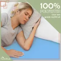 NatureMark Microvezel hoeslaken in vele maten en kleuren, 180x200cm lichtblauw