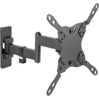 Wolff Mount Draaibare TV Muurbeugel 13 t/m 40 Inch – Uittrekbaar tot 27,3 cm – VESA 100x100 - VESA 200x200 – Kantelbaar & Universeel – Zwart