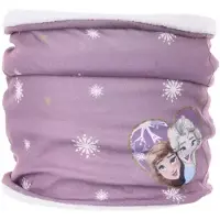 Disney Frozen Colsjaal – Lichtpaars – Elsa & Anna in Hartje – Met Fleecevoering – One Size
