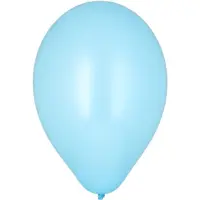 Papstar 10 Ballonnen Ø 25 cm lichtblauw