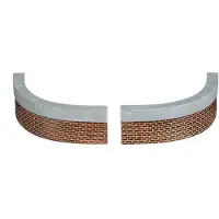 Luville Curved wall small 2 stuks l15xb1,5xh4 cm