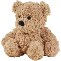 Greenlife value gmbh Magnetronknuffel Curly Bear Bruin bruin Pluche Kersenpitkussen