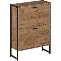 Vicco Folda Schoenklaprek – 63 x 83 cm met 2 kantelcompartimenten Goldkraft eik/zwart