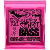 Ernie Ball 2834 Super Slinky Nickel Bass Guitar Strings 45-100
