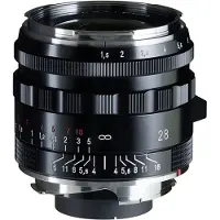 Voigtländer Nokton 28mm f/1.5 II Leica M-mount objectief Zwart