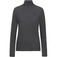 Odlo Women's 1/2 Zip Roy Long Sleeve Jersey Dark Grey