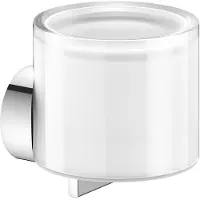 Keuco Reva - Zeepdispenser met houder, mat glas/chroom 12852019000