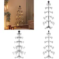 vidaXL Kerstdecoratie kerstboom 150 cm metaal zwart