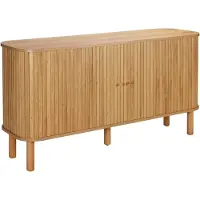 Oviala - Scandinavisch rechthoekig 2-deurs dressoir L140 cm licht hout - Taylor