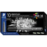 Staedtler Fijnschrijver pigment pen intens zwart | 10 stuks